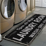 Non-Slip Floor Mat Laundry Room Mat Carpet Laundry Room Decor - Tania's Online Closet, LLC