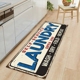 Non-Slip Floor Mat Laundry Room Mat Carpet Laundry Room Decor - Tania's Online Closet, LLC