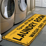 Non-Slip Floor Mat Laundry Room Mat Carpet Laundry Room Decor - Tania's Online Closet, LLC