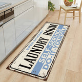 Non-Slip Floor Mat Laundry Room Mat Carpet Laundry Room Decor - Tania's Online Closet, LLC