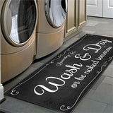 Non-Slip Floor Mat Laundry Room Mat Carpet Laundry Room Decor - Tania's Online Closet, LLC