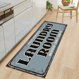 Non-Slip Floor Mat Laundry Room Mat Carpet Laundry Room Decor - Tania's Online Closet, LLC