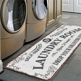 Non-Slip Floor Mat Laundry Room Mat Carpet Laundry Room Decor - Tania's Online Closet, LLC