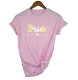 Bachelorette Party Wedding Team Bride Bride Squad  T-shirts - Tania's Online Closet, LLC