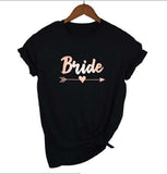 Bachelorette Party Wedding Team Bride Bride Squad  T-shirts - Tania's Online Closet, LLC