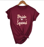 Bachelorette Party Wedding Team Bride Bride Squad  T-shirts - Tania's Online Closet, LLC