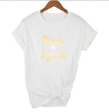 Bachelorette Party Wedding Team Bride Bride Squad  T-shirts - Tania's Online Closet, LLC