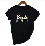 Bachelorette Party Wedding Team Bride Bride Squad  T-shirts - Tania's Online Closet, LLC