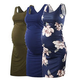 Pack of 3pcs Maternity Women Pregnancy Dresses - Tania's Online Closet, LLC