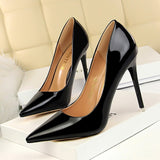 Gold, Silver & Black Thin Heel New Arrival Pumps - Tania's Online Closet, LLC