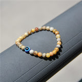 Evil Eye Beads Stone Bracelet For Men Fashion Jewelry- Buddha Health Balance Yoga Reiki - Tania's Online Closet, LLC