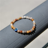 Evil Eye Beads Stone Bracelet For Men Fashion Jewelry- Buddha Health Balance Yoga Reiki - Tania's Online Closet, LLC
