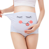 Pregnant Women Cotton Cartoon Underwear Breathable High Waist Stomach Lift - Tania's Online Closet, LLC