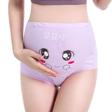 Pregnant Women Cotton Cartoon Underwear Breathable High Waist Stomach Lift - Tania's Online Closet, LLC
