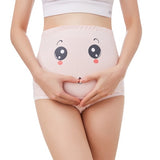 Pregnant Women Cotton Cartoon Underwear Breathable High Waist Stomach Lift - Tania's Online Closet, LLC