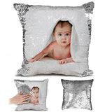 Personalized Sequin Printed Pictures - Pillow Case Cover - Tania's Online Closet, LLC