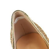 Sexy High Heels Pointed Toe Stiletto Glitter Heels- Wedding Shoes Bride Designer Heels - Tania's Online Closet, LLC