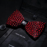 Men's Luxury Bowtie With Box Fashion Peacock Feather Bow Ties For Men - Tania's Online Closet, LLC