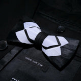 Men's Luxury Bowtie With Box Fashion Peacock Feather Bow Ties For Men - Tania's Online Closet, LLC