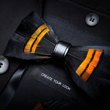 Men's Luxury Bowtie With Box Fashion Peacock Feather Bow Ties For Men - Tania's Online Closet, LLC