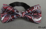 Men's Bow Tie Gold Paisley Bow tie - Tania's Online Closet, LLC