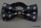 Men's Bow Tie Gold Paisley Bow tie - Tania's Online Closet, LLC
