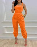 Summer Sleeveless Long Jumpsuit Women Fashion