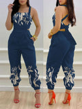 Summer Sleeveless Long Jumpsuit Women Fashion