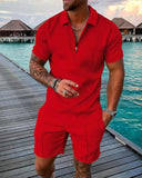 Men's Polo Suit Fashion Men Sets