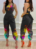 Summer Sleeveless Long Jumpsuit Women Fashion