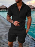 Men's Polo Suit Fashion Men Sets