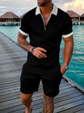 Men's Polo Suit Fashion Men Sets