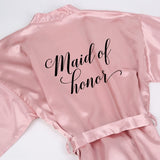 Women's Bridal Party Satin Robe - Tania's Online Closet, LLC