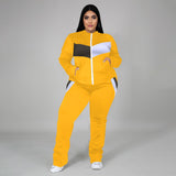 Stretch Tracksuit Plus Size Women Clothing Two Piece Set - Tania's Online Closet, LLC