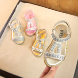 Summer Style Girls Sandals Cute Bow Girls Princess Shoes - Tania's Online Closet, LLC