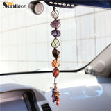 Sunligoo 7 Chakra Tumbled Gemstone Tassel Spiritual Meditation Hanging/Window/ Car/Home Decor - Tania's Online Closet, LLC
