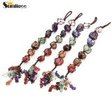 Sunligoo 7 Chakra Tumbled Gemstone Tassel Spiritual Meditation Hanging/Window/ Car/Home Decor - Tania's Online Closet, LLC