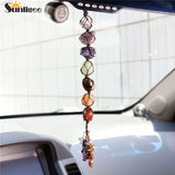 Sunligoo 7 Chakra Tumbled Gemstone Tassel Spiritual Meditation Hanging/Window/ Car/Home Decor - Tania's Online Closet, LLC