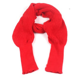 SupSindy European style Winter women long scarf with sleeves wool knitted scarves -Shawl High quality - Tania's Online Closet, LLC