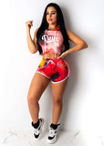 Tie Dye Two Piece Set Women Tracksuit Hooded Crop Top Biker Shorts Set  2020 - Tania's Online Closet, LLC