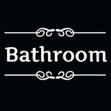 Door Decal Vinyl Wall Stickers For Bathroom ,Laundry room,ect - Tania's Online Closet, LLC
