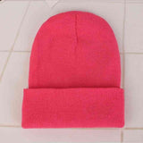 Custom Logo Embroidery skullies hat Solid Color Unisex-Adult - Tania's Online Closet, LLC