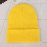 Custom Logo Embroidery skullies hat Solid Color Unisex-Adult - Tania's Online Closet, LLC