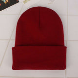 Custom Logo Embroidery skullies hat Solid Color Unisex-Adult - Tania's Online Closet, LLC