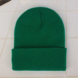 Custom Logo Embroidery skullies hat Solid Color Unisex-Adult - Tania's Online Closet, LLC