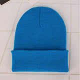 Custom Logo Embroidery skullies hat Solid Color Unisex-Adult - Tania's Online Closet, LLC