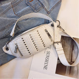 Waist Bags Women Pink Beige Fanny Pack Female Belt Bag Black Waist Packs Chest Phone Pouch - Tania's Online Closet, LLC