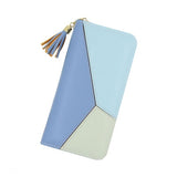 Women Long Zipper Luxury Brand Leather Clutch Wallets - Tania's Online Closet, LLC