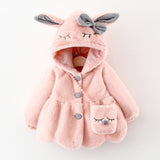 Cute Bunny Ears Jacket-Keep Warm Hooded Jacket Coat+bag - Tania's Online Closet, LLC