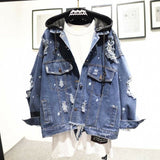 Women Denim jacket Coat Short Cartoon Mouse jacket Outwear denim Jackets - Tania's Online Closet, LLC